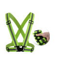 Wholesalers  unisex Working riding running safety reflective shoulder belt vest sports safety vest suit for children and adult